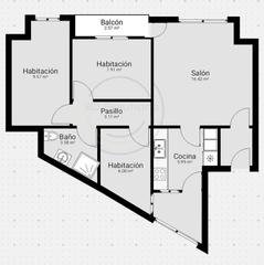 Etagenwohnung in Canet de Mar. Canet de mar  piso con 3 habitaciones, balcón soleado y mucha lu
