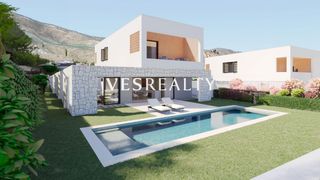 Chalet in Balcón de Finestrat-Terra Marina. Villa de lujo de obra nueva con piscina privada en camporrosso v