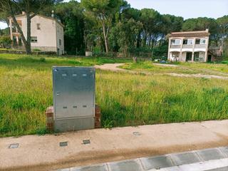 Terreny residencial a Llagostera. Parcela llana en la canyera
