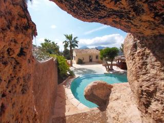 Maison à L´Albir. Una villa idílica en albir con jardín paisajístico caribeño. est