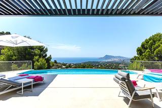 Casa a Altea la Vella. Lujosa villa con impresionantes vistas en alta. esta villa de lu