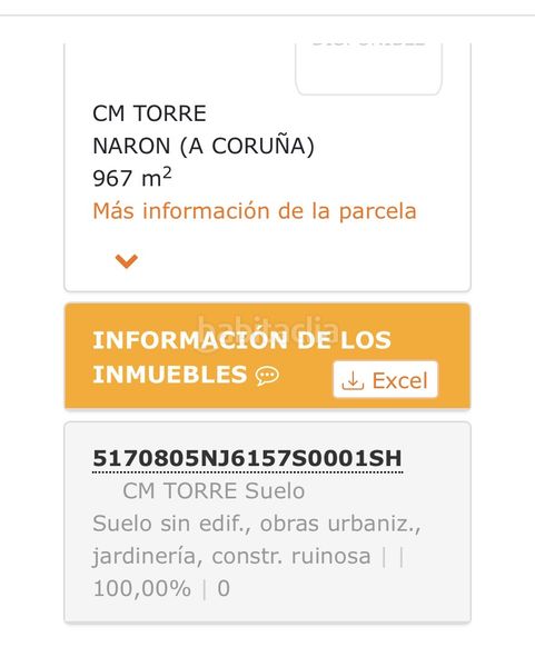 Foto c560a884-0cf1-48f7-a141-42dbbbd866c6. Wohngrundstück in Alto del Castaño Narón