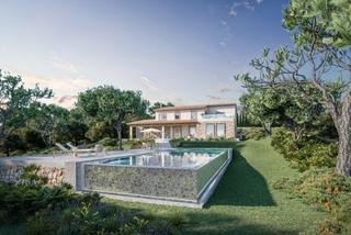Xalet  07040a055001690000rt. Villa de ensueo de obra nueva a 10min de palma