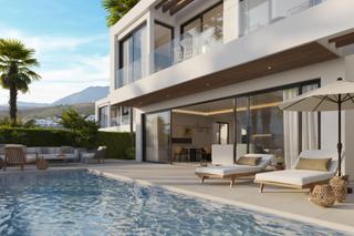 Xalet a Carretera maria teresa leon 3. Villa contemporánea con vistas al mar en casares costa