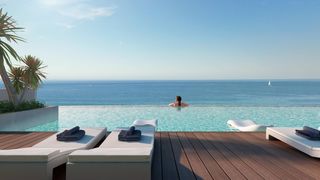 Appartement à Bahía de Casares. Bajo exclusivo de 2 dormitorios  lujo mediterráneo junto al mare