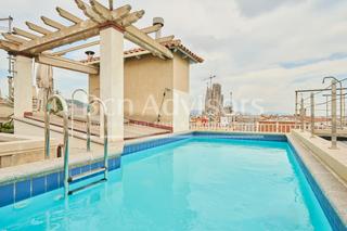 Àtic  Avinguda diagonal. Impresionante ático con terrazas, cúpula y piscina en finca regi
