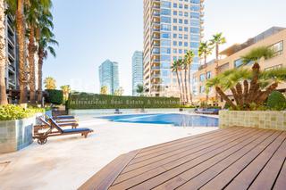 Piso  Carrer de josep pla. Fantástica vivienda con terraza en edificio de lujo en diagonal