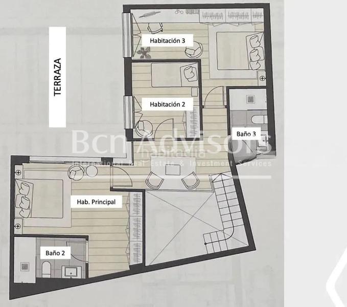 Foto 2646779b-6533-4729-80da-1f1183665629. Dúplex amb calefacció a Sant Gervasi - Galvany Barcelona