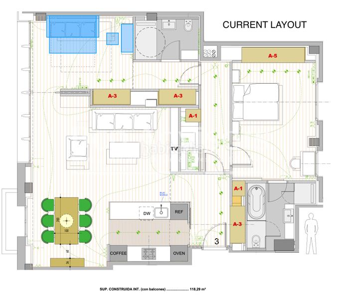 Foto 7cce38c5-0ec0-4b7b-bda0-0cb19bdb2741. Appartamento con riscaldamento in Dreta de l´Eixample Barcelona
