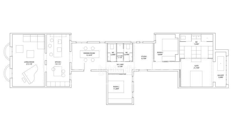 Foto e6de7063-6a86-478b-b260-4ec2b6d88c7b. Etagenwohnung mit heizung in Dreta de l´Eixample Barcelona