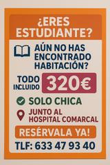 Lloguer Pis a Calle patio del cura 5. Eres estudiante llameeee te podemos ayudar tlf
