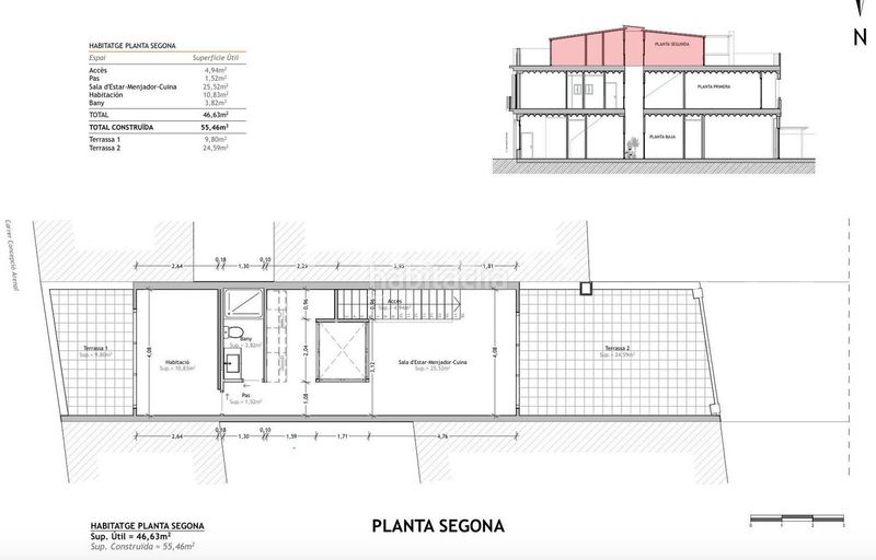 Foto c2ad24f3-5b50-4bff-9366-71916cf76260. Àtic a Sant Andreu de Palomar Barcelona