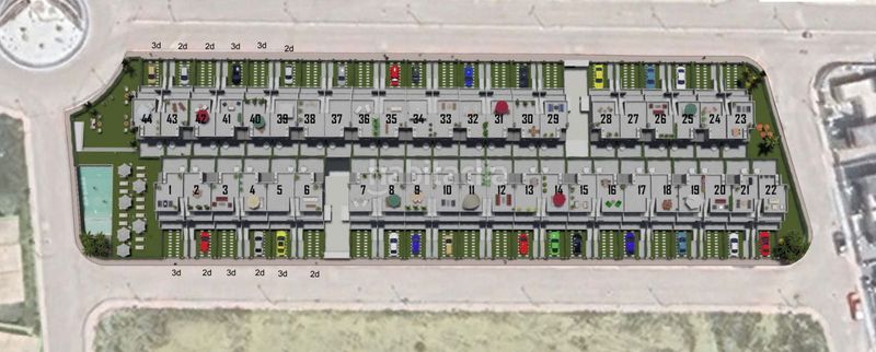 Foto a9d83a56-2add-403c-b35c-753895e8b53e. Casa adossada amb piscina a Cox