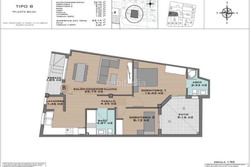 Foto 8623a98d-6153-4b56-a84c-850d540b7df1. Apartament amb piscina a Algorfa