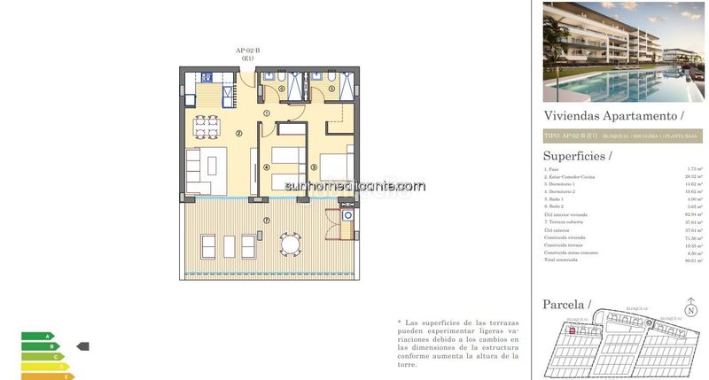 Foto 6684420b-9f76-4bde-b289-53016f921675. Apartament amb calefacció aparcament piscina a Bonalba-Cotoveta Mutxamel