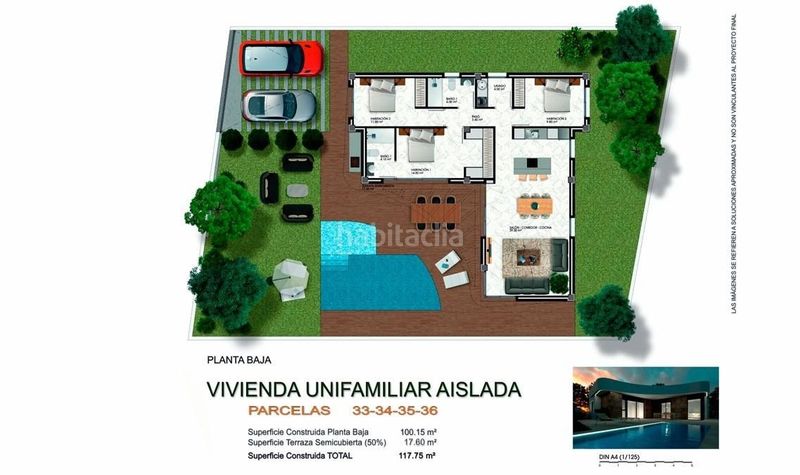 Foto 52717ac0-0e4e-4c6f-ac7d-6e16f3de90df. Casa amb calefacció aparcament piscina a Almoradí