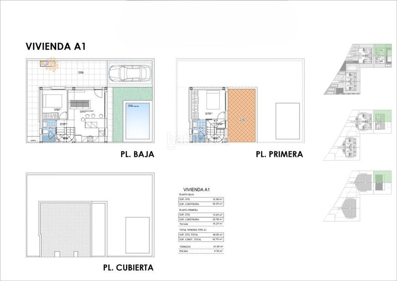 Foto f275c0a3-10a9-4830-9309-a0f62e666543. Casa adossada amb piscina a El Alamillo Mazarrón