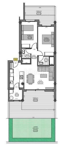 Foto a7f9b496-8d47-45a8-832a-784f055df080. Apartamento lujoso apartamento en campo de golf en Algorfa