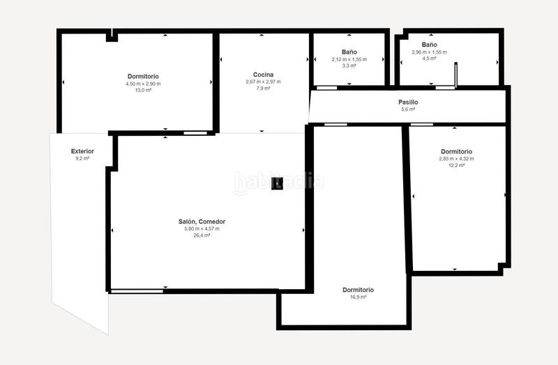 Foto f0118bcf-bdfe-4dcd-a285-08161220466b. Flat with heating in El Acequión Torrevieja