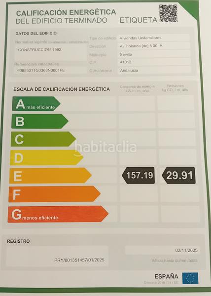 Foto 2c5e0052-4f79-4a9c-9e71-ebbb93a02c93. Zweistöckige wohnung mit heizung parking pool in Heliópolis Sevilla