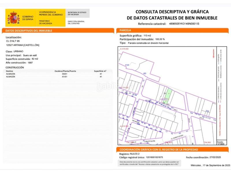 Foto 40ad06eb-57a2-43f8-8fd4-dd13903ced10. Terreny residencial a Artana