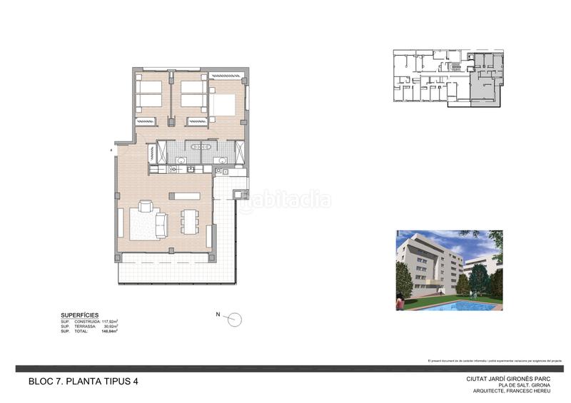 Foto 9795500c-c3d2-4c6a-8dbd-0856a7c03af8. Appartamento 117m<sup>2</sup> con riscaldamento parcheggio piscina in Salt