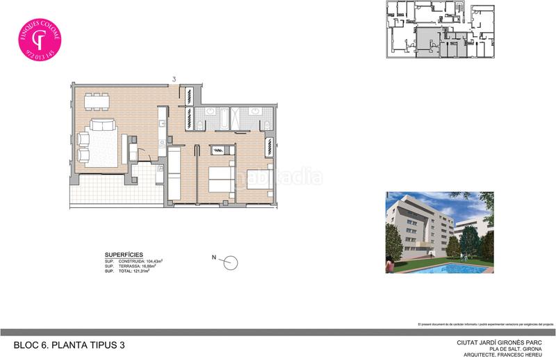 Foto 1dd61500-ca7c-4a37-9d16-a99d1169cc23. Piso 102m<sup>2</sup> en Barri dels Escriptors Salt