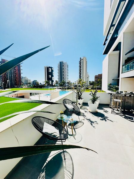Foto 0f0834be-6b39-4ce0-925b-850c318ee083. Apartament amb calefacció aparcament piscina a Pueblo Calp