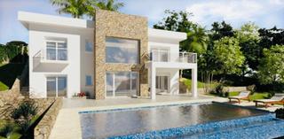 Chalet à Pedreguer. En venta espectacular villa de diseño y obra nueva en montesolan