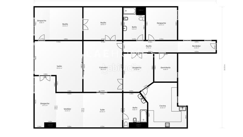Foto b787eddd-c75a-4ac7-9d55-b8294804ad6c. Piso ático en finca regia de 5 habitaciones en el centro , junto plaza cataluña. en Barcelona