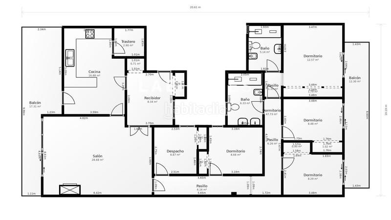 Foto dfe4a640-1a8b-452d-8cbf-bd6e32ebd574. Ático fantástico piso con 5 habitaciones en el centro en Martorell
