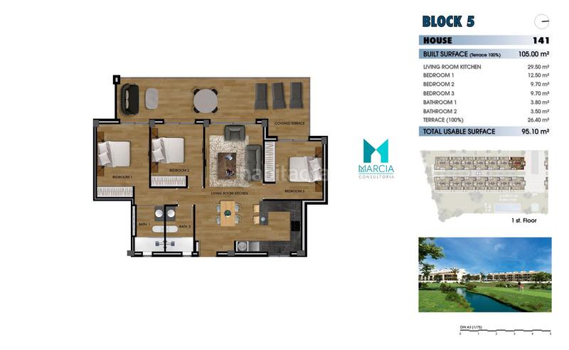 Foto ed48563f-3ce5-423f-b089-6a70b37fedc3. Appartamento con parcheggio piscina in Centro Alcázares (Los)