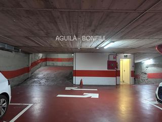 Autoparkplatz in Prats de Molló