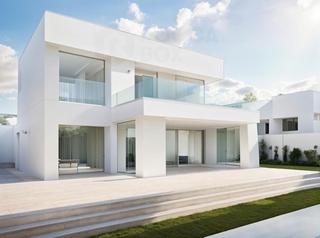 Casa a Manilva Pueblo. Elegancia moderna en manilva nueva villa de 4 dormitorios con pi