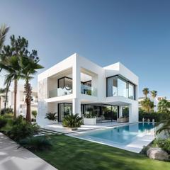 Casa aparellada a Casco Antiguo. Villa de lujo en marbella con vistas al mar y piscina privada