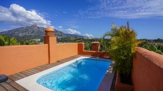 Attique à Puerto Banús. Impresionante ático dúplex en marbella  puerto banús