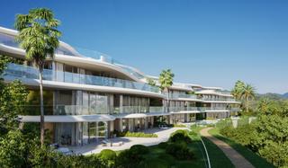 Apartament a Benahavís pueblo. Impresionante apartamento de lujo con vistas panorámicas al mar
