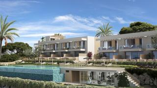 Casa en Manilva Pueblo. Adosado contemporáneo de 3 dormitorios con impresionantes vistas