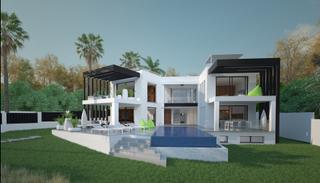 Casa a Elviria. Lujosa villa moderna en marbesa, marbella este acceso a playa pr