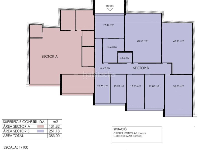Foto 426d6135-2549-4bf6-9044-a8ec57a9069a. Geschäftsraum in calle potosí 4 in Fenals Lloret de Mar