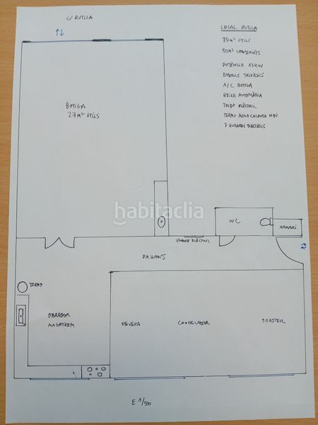 Foto 5b7a879b-938e-46f8-a354-cc9a6f9feefe. Local comercial amb calefacció a Eixample Sud-Migdia Girona