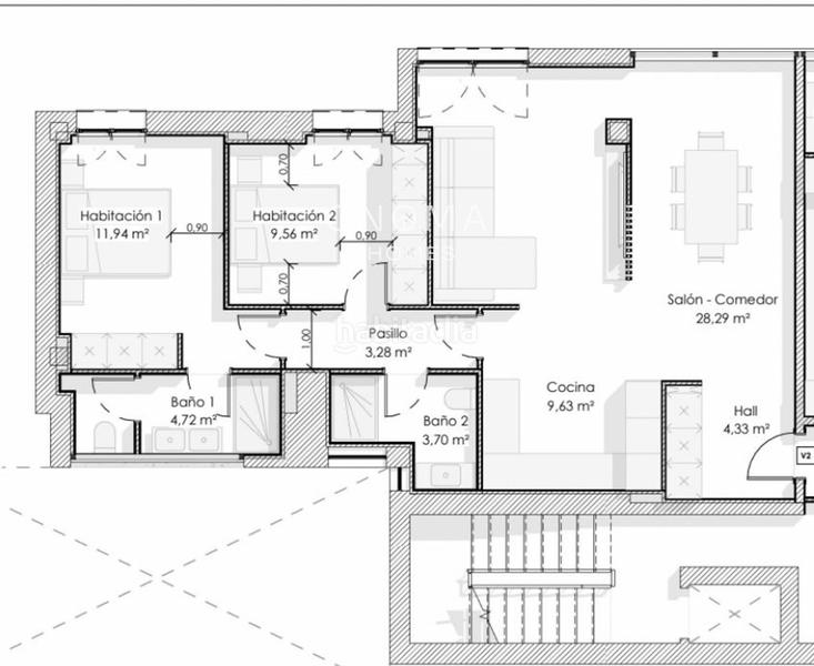 Foto 69b3c629-b49e-4eba-9fa3-baee274559d3. Dachwohnung in Cuatro Caminos - Azca Madrid