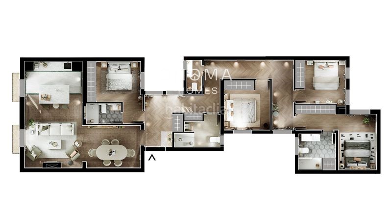 Foto 228b31e1-97cf-4295-b0ad-723a2c5ceb4f. Pis amb calefacció a Embajadores-Lavapiés Madrid