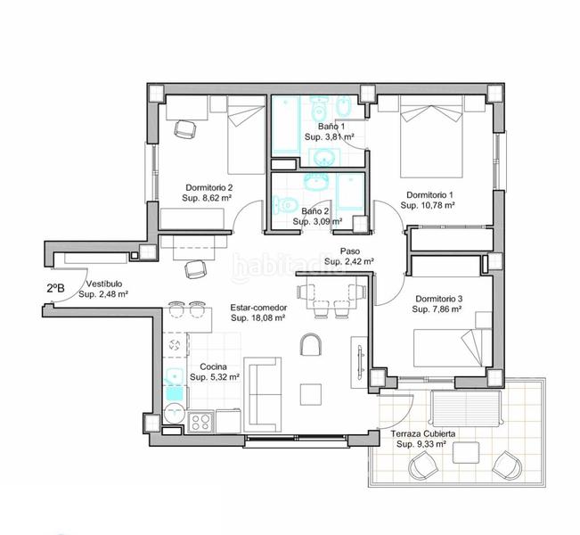Foto eab483ef-f7ea-4d2f-bcc5-c97e4c1940b5. Pis amb calefacció aparcament piscina a Poniente-Faro Torre del Mar