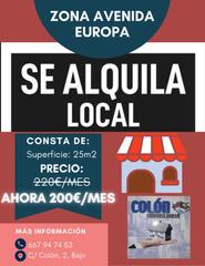 Local Comercial a Martos. Se alquila, vende o alquila con opcion a compra local comercial,