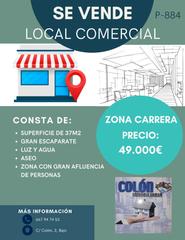 Geschäftsraum in Martos. Se vende local comercial en zona carrera