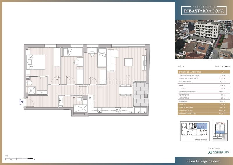 Foto 05eb1b40-e4ba-445a-a9a0-d43697016a31. Flat 85m<sup>2</sup> with heating parking in Font Verda Granollers