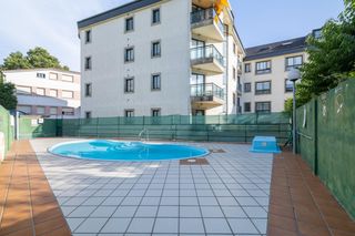 Pis  Leon. Vivienda en sanxenxo con gran terraza, piscina comunitaria y a e