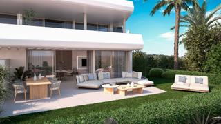 Planta baixa a Buenas Noches. Apartamento en planta baja con jardín y sótano en obra nueva