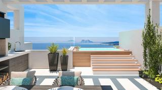 Casa adossada a Chullera. Nuevo adosado de 3 dormitorios con solarium y vistas al mar